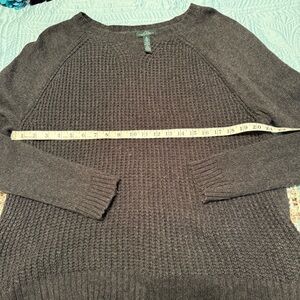 Ralph Lauren Charcoal Knit Pullover